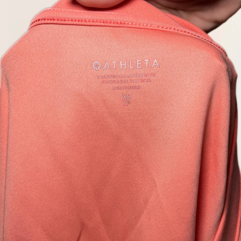 Athleta Peach V-Neck Top - Picture 3 of 4